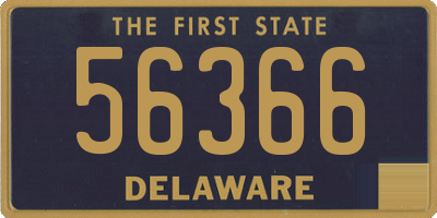 DE license plate 56366