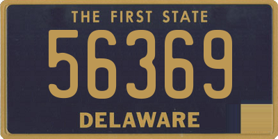 DE license plate 56369