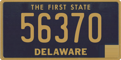 DE license plate 56370