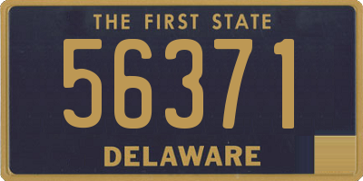 DE license plate 56371