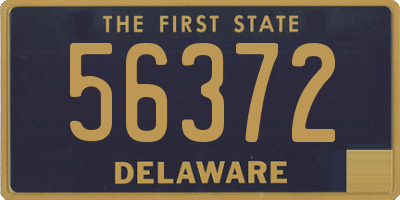 DE license plate 56372