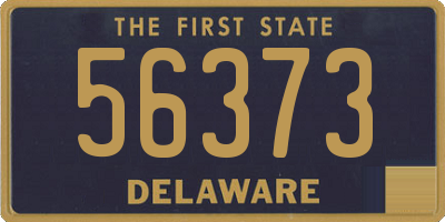 DE license plate 56373