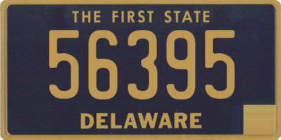 DE license plate 56395