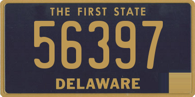 DE license plate 56397