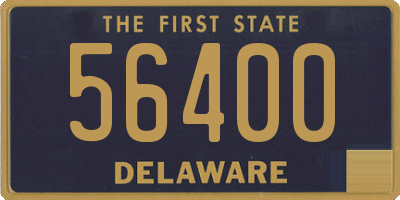 DE license plate 56400