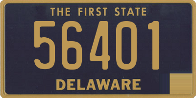 DE license plate 56401