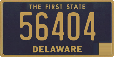 DE license plate 56404