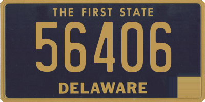 DE license plate 56406