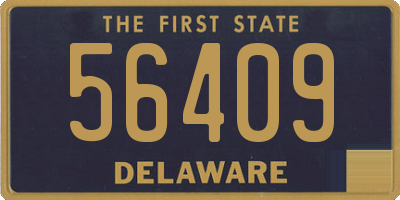 DE license plate 56409