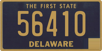 DE license plate 56410