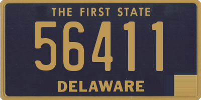 DE license plate 56411