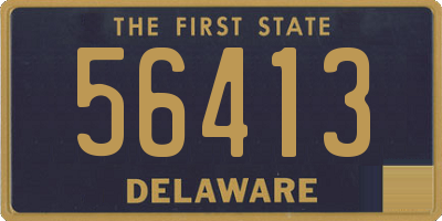 DE license plate 56413
