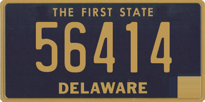 DE license plate 56414