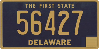 DE license plate 56427