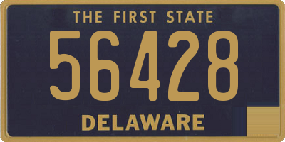 DE license plate 56428