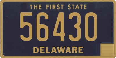 DE license plate 56430