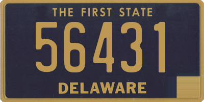 DE license plate 56431