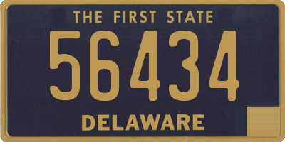 DE license plate 56434