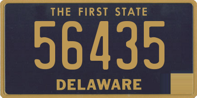 DE license plate 56435