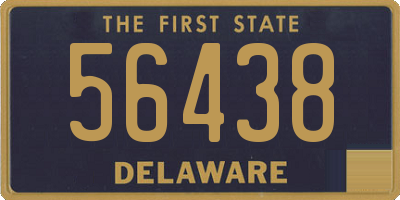 DE license plate 56438