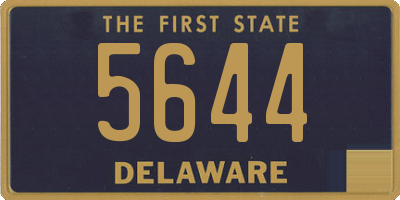 DE license plate 5644