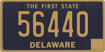 DE license plate 56440