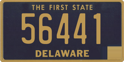 DE license plate 56441