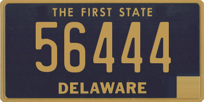 DE license plate 56444