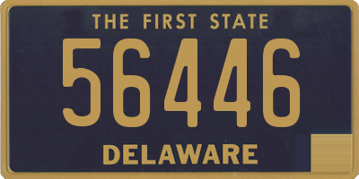 DE license plate 56446