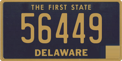 DE license plate 56449
