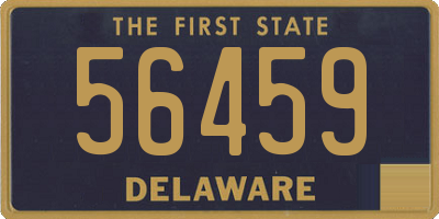 DE license plate 56459