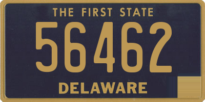 DE license plate 56462
