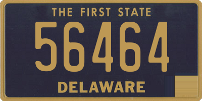 DE license plate 56464