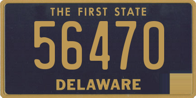 DE license plate 56470