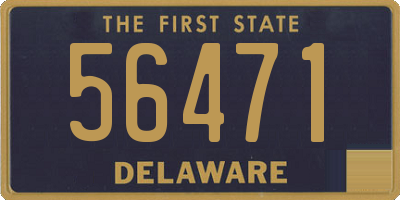 DE license plate 56471