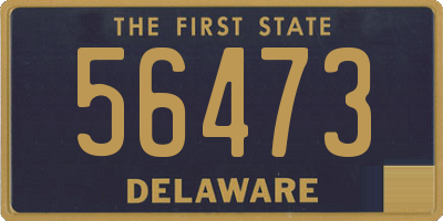 DE license plate 56473