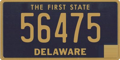 DE license plate 56475