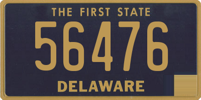 DE license plate 56476