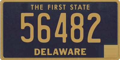 DE license plate 56482