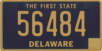 DE license plate 56484