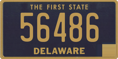 DE license plate 56486
