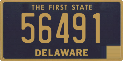 DE license plate 56491