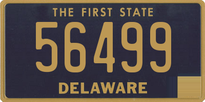 DE license plate 56499