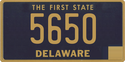DE license plate 5650