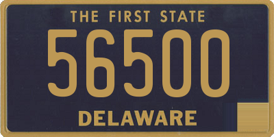 DE license plate 56500