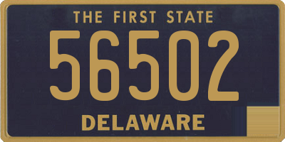 DE license plate 56502