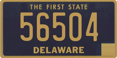 DE license plate 56504