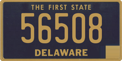 DE license plate 56508