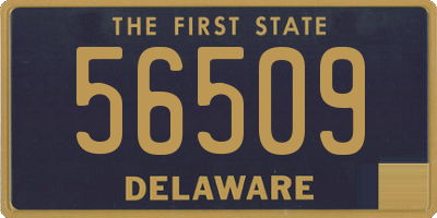 DE license plate 56509