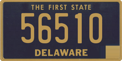 DE license plate 56510